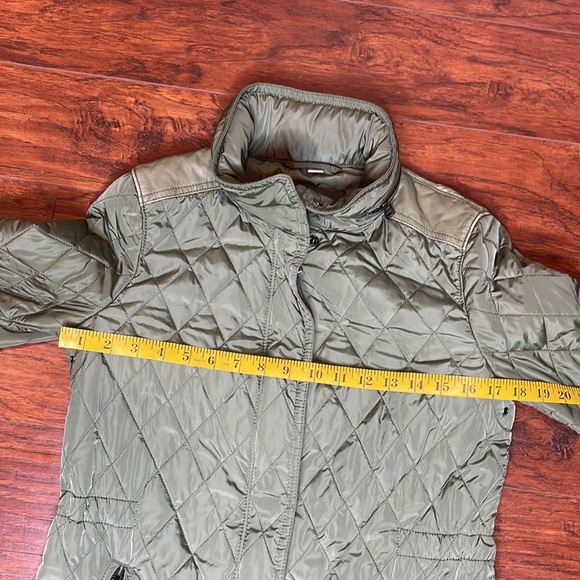 Coach Authentic Women’s Legacy Quilted Jacket Leather Juniper Size Small - Picture 3 of 8